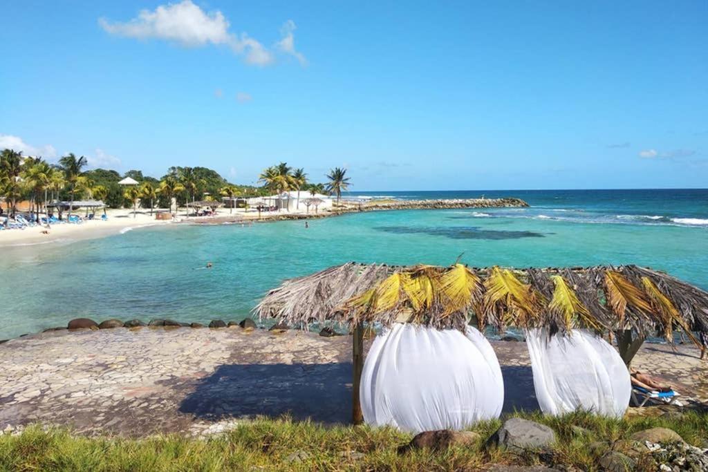 Studio Avec Grande Piscine, Plage Cannelle Caraibes Saint-Francois  Eksteriør billede